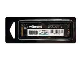 Твердотільний накопичувач SSD 1Tb, Caiman, PCI-E 3.0 x4, M.2 2280, 3D TLC, 1600/1400 МБ/с Wibrand teh0019752 - мініатюра 4