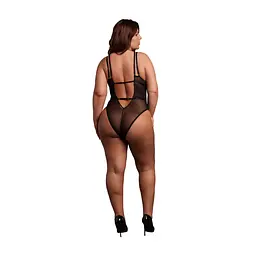 Еротичний боді Bodysuit with Adjustable Sliders Plus Size Le Desir Amour 36-AMR006BLKOSX 101748 - мініатюра 4