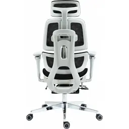 Офісне крісло GT Racer B-2450 White/Black - миниатюра 9