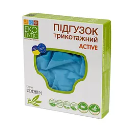 Підгузок трикотажний Еко Пупс Active Premium 4 (7-13 кг), з вкладишем Abso Maxi, бірюзовий, 1 шт. - мініатюра 4