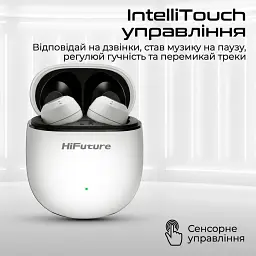 Bluetooth-гарнітура HiFuture OlymBuds3 White (olymbuds3.white) - мініатюра 3