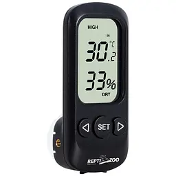 Гігрометр - термометр цифровий Repti-Zoo Digital Alarm Thermometer Hygrometer (SH129) - мініатюра 6