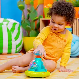 Дзиґа музична Chicco Bright Starts Press & Glow Spinner (10042) - мініатюра 3