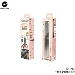 Селфі-монопод WK WT-P12 Tripod Bluetooth Selfie stick 910 мм - мініатюра 3