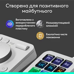 Набір блогера Logitech MX Creative Console White (920-012932) - мініатюра 10