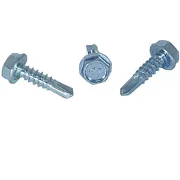 Гвинт з шестигранною головкою КРЕПТЕХ 4,8 х 75 100шт 9T64875-2 DIN 7504 K (ЦБ)