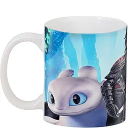 Кухоль GeekLand Як приручити дракона How to train your dragon Прихований світ HD.02.16 330 мл білий - мініатюра 3