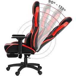 Комп'ютерне крісло Zano Falcor Red + оригінальний килимок для миші! - мініатюра 5