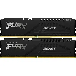 Модуль пам`яті DDR5 2x32GB/5600 Kingston Fury Beast Black (KF556C36BBE2K2-64)