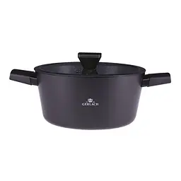 Каструля з кришкою Gerlach Granitex 24 см 4.4 л (5901035504707)