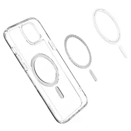 Прозорий чохол Spigen Ultra Hybrid (MagFit) для iPhone 15 (ACS06804) - мініатюра 4