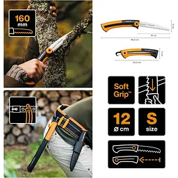 Подарунковий набір: Сокира Fiskars XXS X5 + Ніж Fiskars Pro Universal + Пила Fiskars SW73 (1057912) - мініатюра 7
