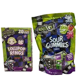 Жувальні цукерки Beetlejuice Halloween Bugs Grubs Gummies 40 шт 280 г - мініатюра 4