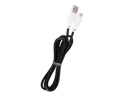 Кабель Gelius Full Silicon Cable USB to MicroUSB GP-UCN001M 18W 1.2m Black-White - мініатюра 3