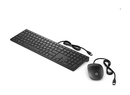 Комплект дротовий HP Pavilion 400 мишка і клавіатура, USB-A, чорний (Українська розкладка) (4CE97AA)