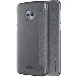 Чохол-книжка Nillkin Sparkle Leather Case Motorola Moto G6 Black - мініатюра 7