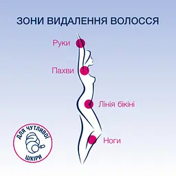 Крем для депіляції Veet Minima для чутливої шкіри з аплікатором 100 мл (3172250) - мініатюра 4