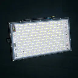 Світильник світлодіодний вуличний 200W, прожектор 216 LED, чорний, від мережі 220В - мініатюра 2