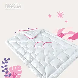 Ковдра дитяча в ліжечко Papaella Super Soft Classic 135х100 см біла (8-11863) - мініатюра 5