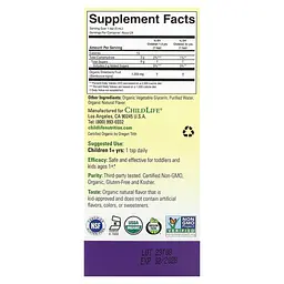 Бузина Organic Liquid Elderberry 1 Year+ 118 ml ChildLife Essentials vit0006440 - мініатюра 2