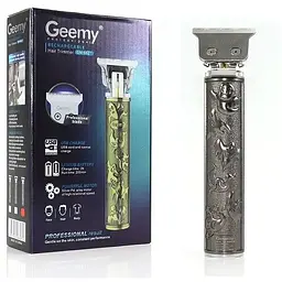Професійна бездротова машинка для стрижки волосся Geemy Gm 6627 - мініатюра 2