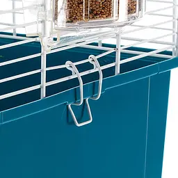 Клітка для канарок та маленьких птахів Ferplast Rekord 3 синя 49х30х48.5 см 52009801 - мініатюра 10