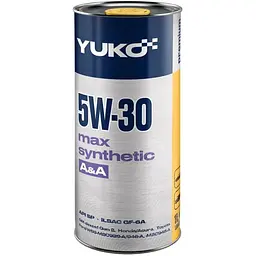 Моторна олива Yuko MAX SYNTHETIC A&A 5W-30 API SP 1л (4823110400937)