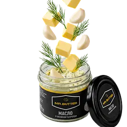 Mr.Butter Масло з часником та кропом 82.5% 100 гр.