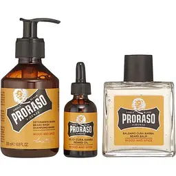 Подарунковий набір для догляду за бородою Proraso Wood&Spice в металевій коробці - мініатюра 3