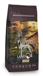 Сухий корм Landor Adult Large Breed Lamb&Rice Ландор для дорослих собак великих порід Ягня з рисом 3 кг