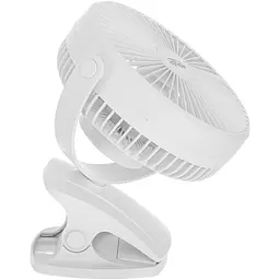 Вентилятор AdlerAD 7342 white настільний/ акумуляторний/ 5Вт/ D=15.5см/ USB-C/ білий (AD7342W) - мініатюра 4