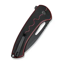 Ніж Sencut Squiggy, Burgundy/Black G10, Darkwash (S24082A-3) - мініатюра 5