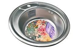 Кухонна мийка Romzha (Eko) Sorin Satin RO45486, Сірий - мініатюра 6