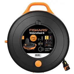 Шланг Fiskars S з котушкою 9 мм 15 м з набором аксесуарів (1071660)