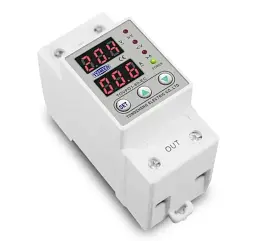 Цифрове реле контролю напруги та струму однофазне TOMZN TOVPD1-60 60A Розумний захисний автомат змінного струму (19605) - мініатюра 2