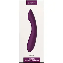 Вібратор для точки G Svakom Amy 2 Violet - мініатюра 9