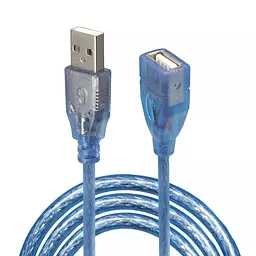 Подовжувач кабель гніздо - штекер USB 2.0 AM - USB 2.0 AF 1.5 метри