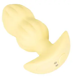 Анальна пробка Cuties Mini Butt Plug 8 см (жовтий) - мініатюра 11