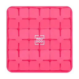 Килимок для пошуку корму Waudog Silicone 205х205х17 мм рожевий - мініатюра 3