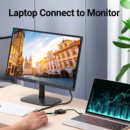 Перехідник USB-C to HDMI 0.15m black Vention (TDCBB) - мініатюра 3