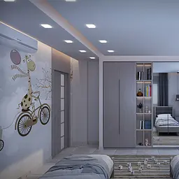 LED світильник безрамковий квадратний VIDEX VLE-DLFS-244 24W 4000K 220V - мініатюра 4