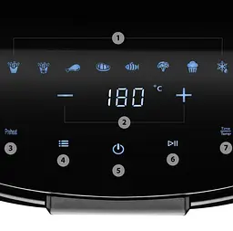 Аерофритюрниця Mozano Active Fryer Silver - мініатюра 3