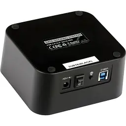 Док-станція AgeStar 3UBT6 для 2xHDD/SSD 2.5"/3.5" SATA USB 3.0 black (3UBT6-6G) - мініатюра 3
