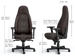 Крісло геймерське Noblechairs Icon Series Java Edition (NBL-ICN-PU-JED) - мініатюра 9