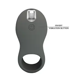 Ерекційне кільце з вібрацією PRETTY LOVE Master ring, 7 vibration functions, Memory function PRETTY LOVE BI-210199-1 100219 - мініатюра 5