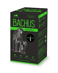 Вітаміни для собак та котів Bachus Hair&Skin для шерсті та шкіри ЦІНА ЗА 1 ТАБЛЕТКУ