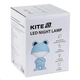 Світильник-нічник Kite LED з акумулятором Dreamy Froggy блакитний (K25-315-3-3) - мініатюра 5