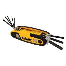 Ключі шестигранні HEX1.5-8мм складаються в корпус набір 8шт DeWALT hoz0012931 - мініатюра 4