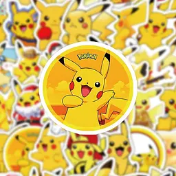 Стікерпак GeekLand Pokemon 60 штук - мініатюра 4
