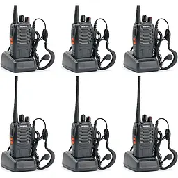 Портативна рація Baofeng BF-888S Six Pack комплект 6 шт (2200000758996)